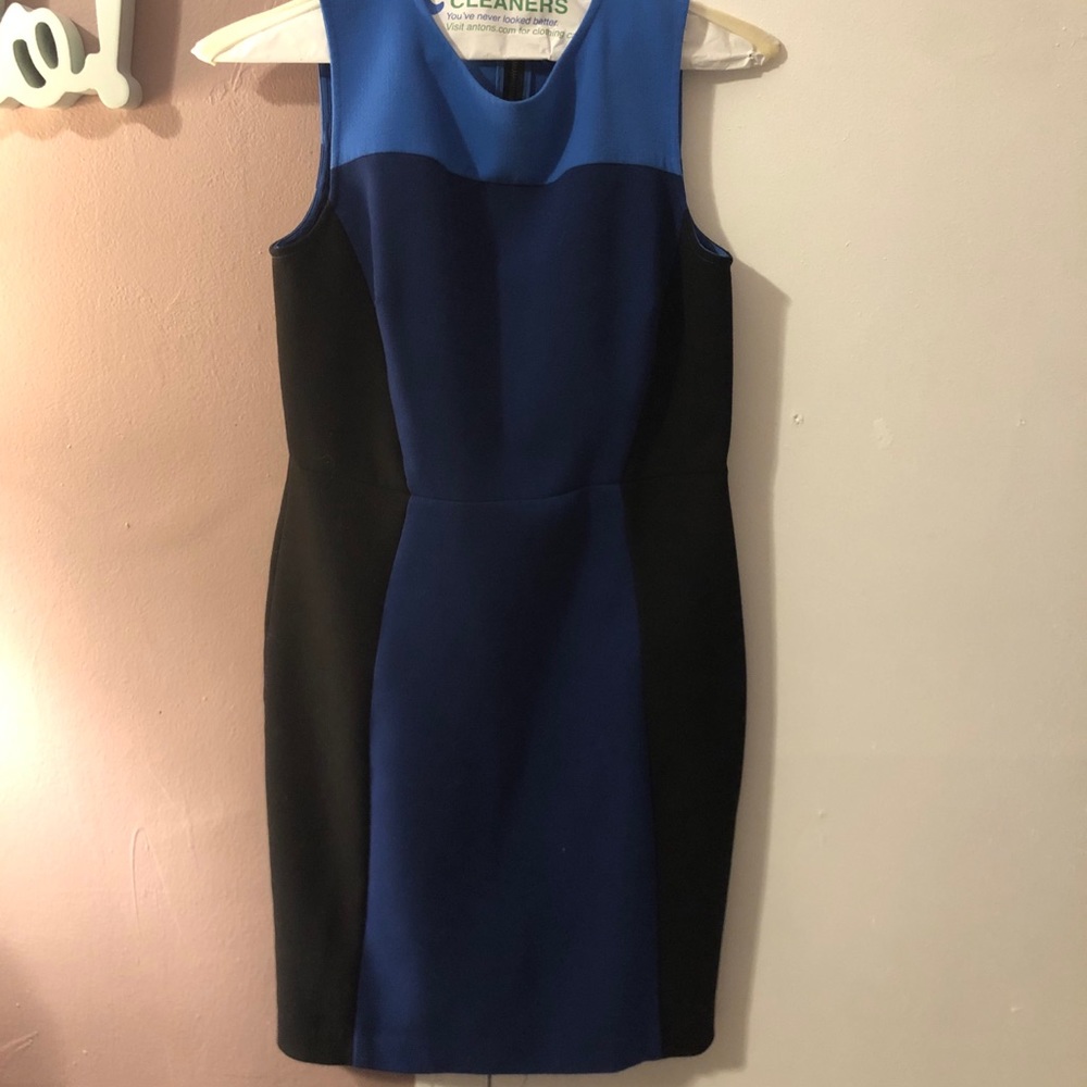 Block color dress